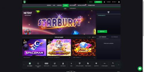 Bet90 Casino Screenshot