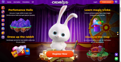 Cadabrus Casino Screenshot