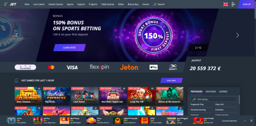 Jet Casino Screenshot