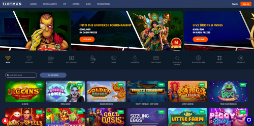 Slotman Casino Screenshot