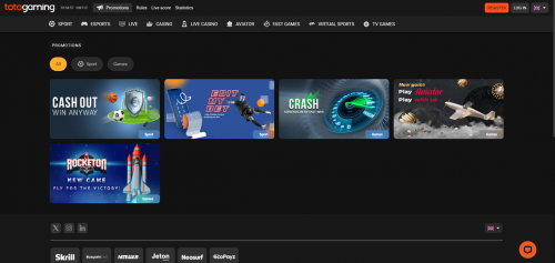 Toto Gaming Screenshot