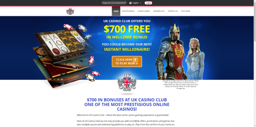 UK Casino Club Screenshot