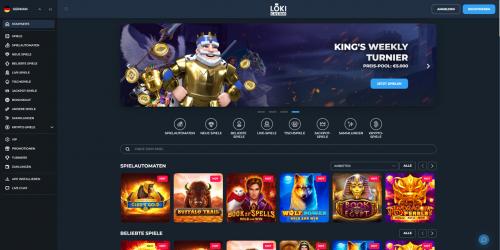 Loki Casino Screenshot