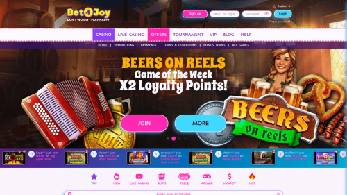bet4joy Casino Screenshot