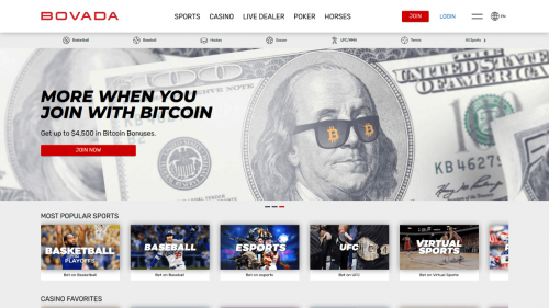 Bovada Casino Screenshot