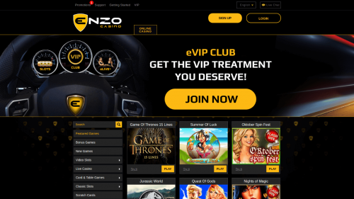 EnzoCasino Screenshot