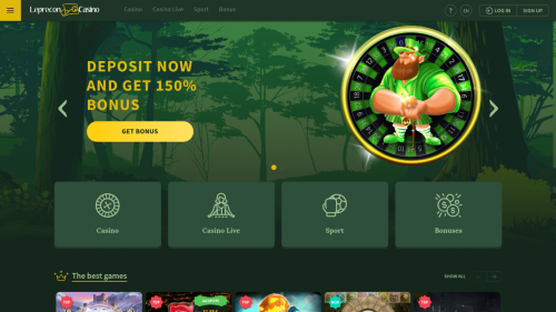 Leprecon Casino Screenshot