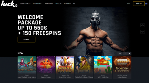 Luck Casino Screenshot