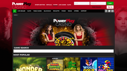PowerPlay Casino Screenshot