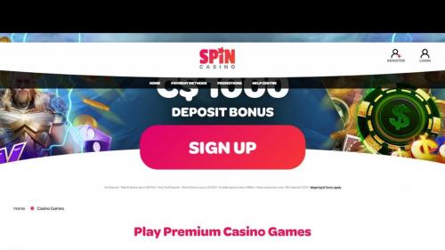 Spin Casino Screenshot